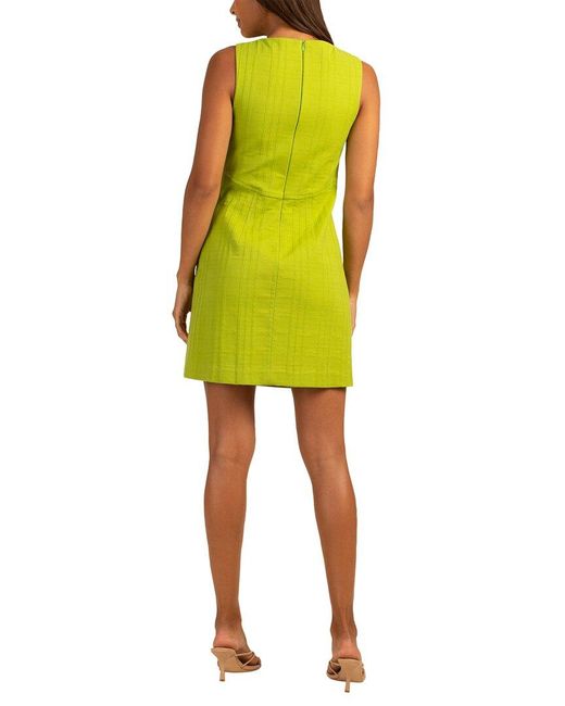 Trina Turk Yellow Atrina Mini Dress