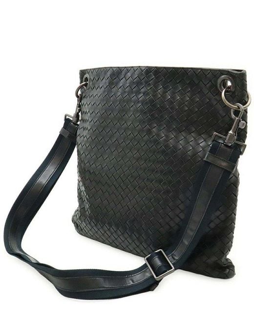 Bottega Veneta Black Leather Shoulder Bag (authentic Pre-loved)