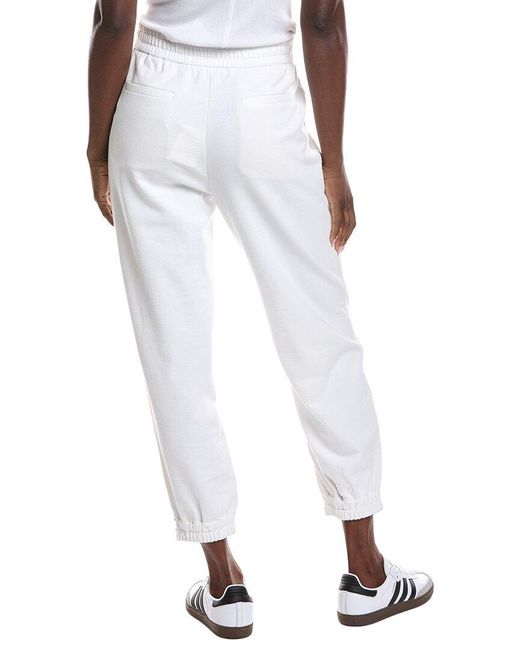 Brunello Cucinelli White Jogger