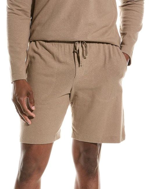 Hanro Natural Loungy Summer Linen-blend Short for men
