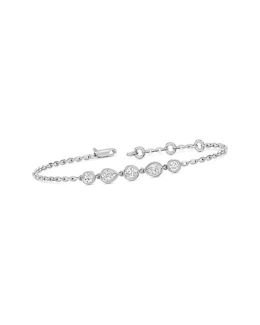 Lab Grown Diamonds White 14K 0.62 Ct. Tw. Lab-Grown Diamond Tennis Bracelet