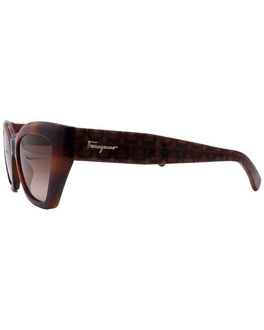 Ferragamo Brown Sf1043S 54Mm Sunglasses