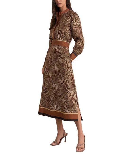 Reiss Brown Leia Dress