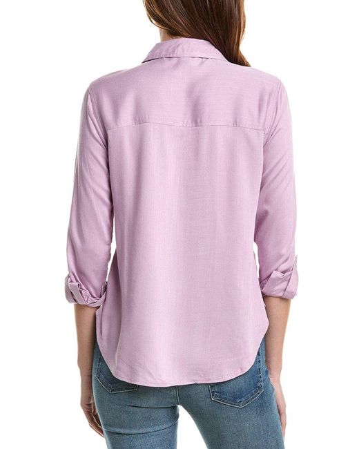 Beach Lunch Lounge Purple Raquel Shirt