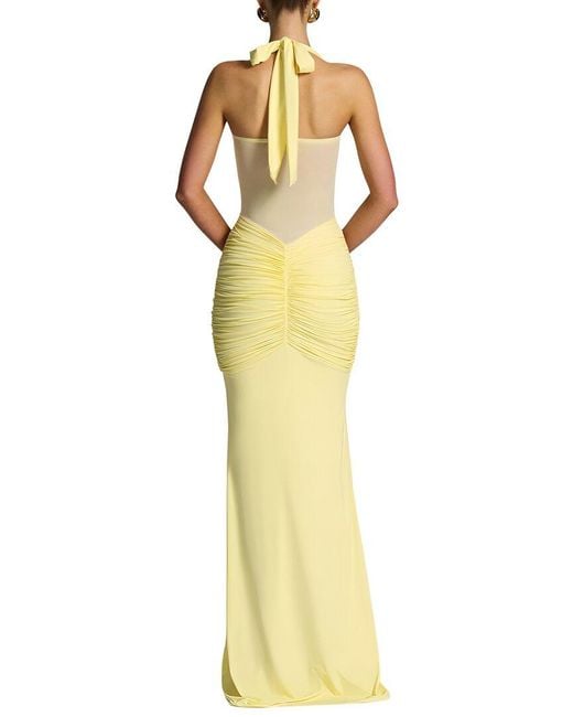 LEON GORI Yellow Maxi Dress