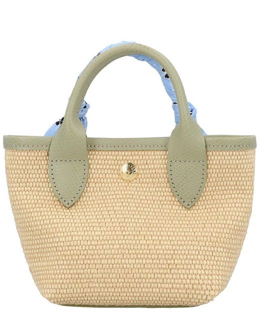 Longchamp Blue Le Pliage Collection Xs Basket
