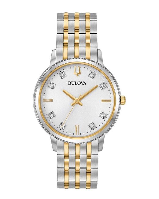 Bulova Metallic Diamond Watch