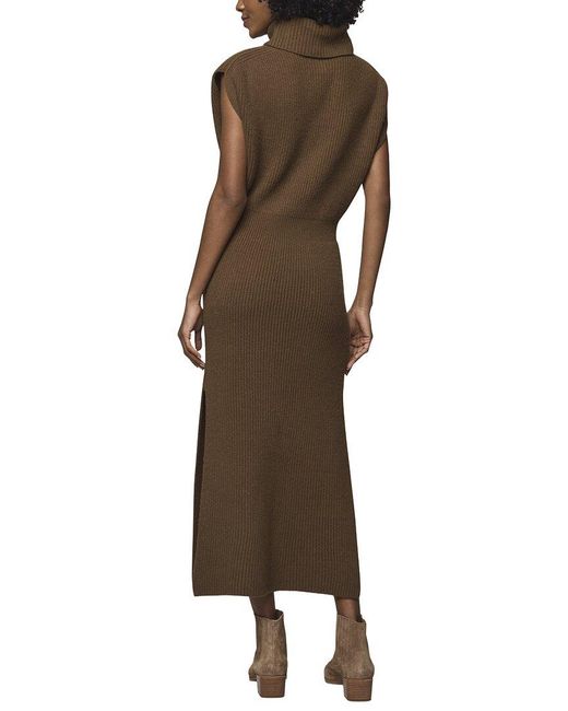 Splendid Brown Marigold Sweater Dress