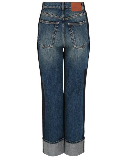 McQueen Blue Faded Boyfriend Jeans