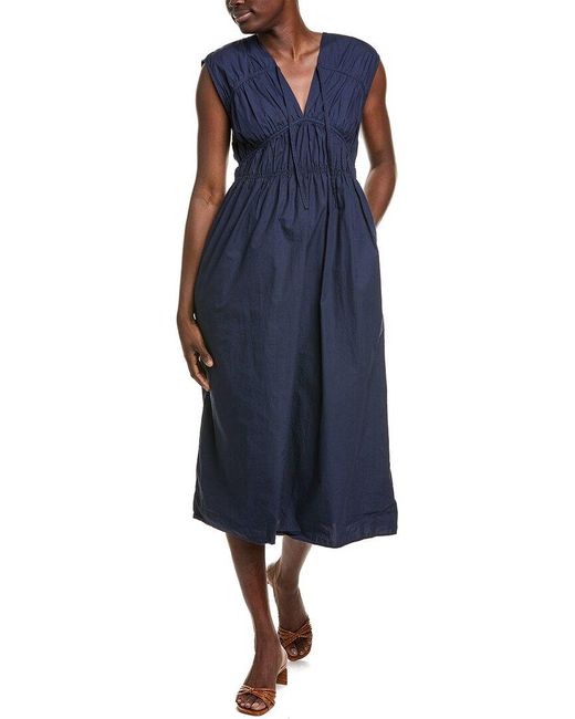 Ba&sh Blue Marana Midi Dress