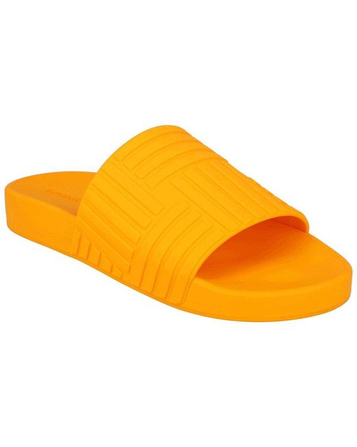 Bottega Veneta Yellow Rubber Resort Slide (Authentic Pre-Loved)