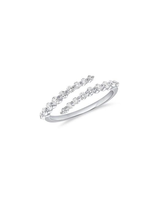 Sabrina Designs White 14k 0.45 Ct. Tw. Diamond Bypass Ring