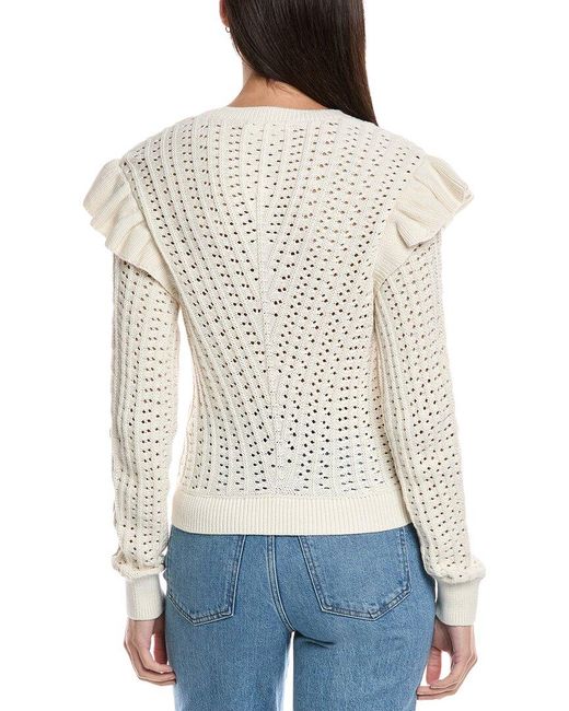 Nation Ltd White Kay Pullover