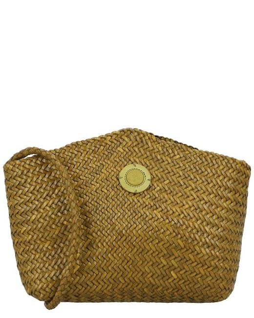 Dragon Diffusion Brown Corsina Leather Crossbody Bag