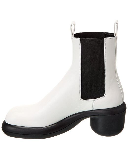 Jil Sander Black Leather Bootie