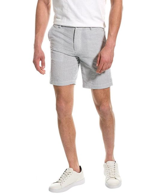 Slate & Stone Gray Seersucker Short for men