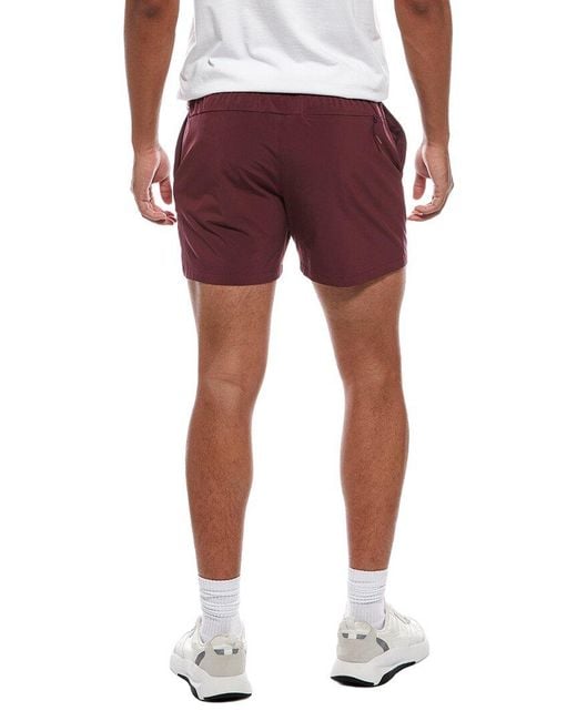 Beyond Yoga Red Pivotal 2.0 5In Short for men