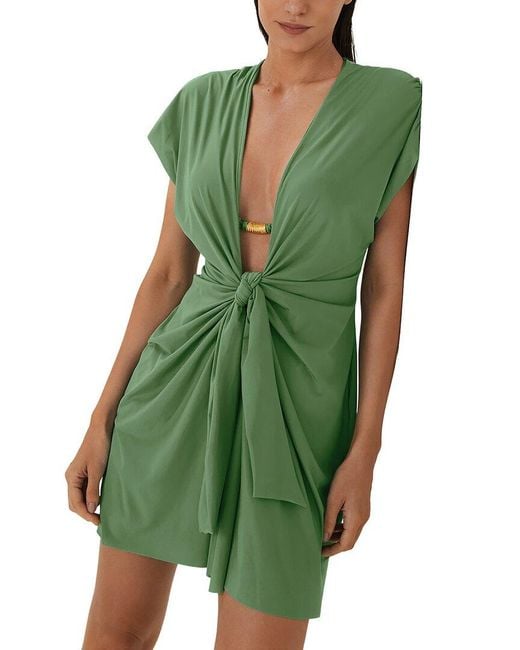 ViX Green Sasha Sheer Cover-Up
