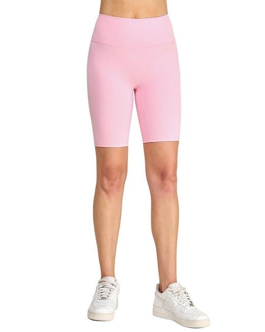 Badgley Mischka Pink No Line High-Rise Short