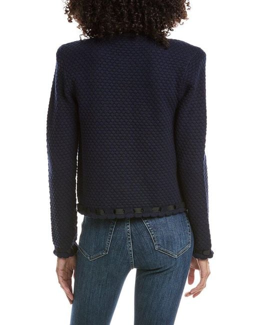 L'Agence Blue Astor Cardigan