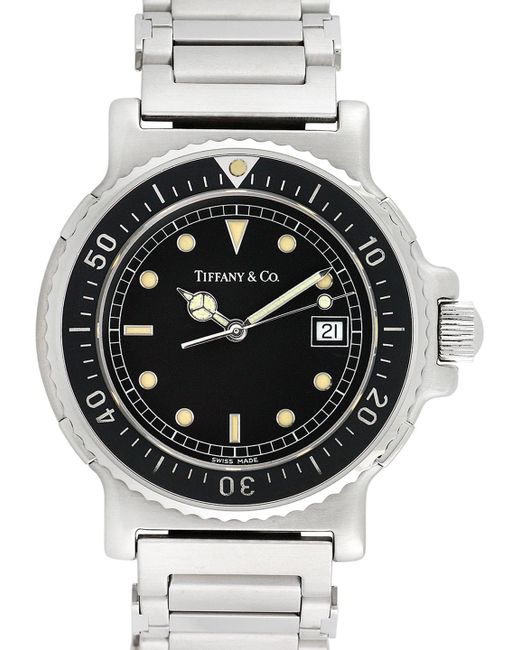 Tiffany & Co Black Tiffany & Co. Diver Watch, 39mm
