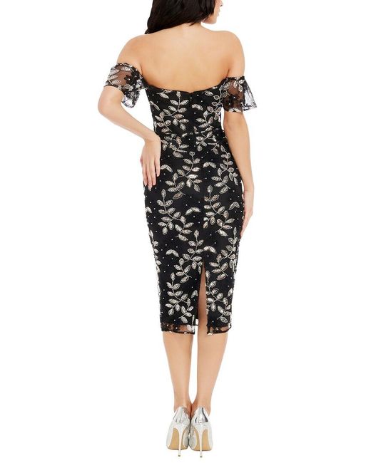 Dress the Population Black Tara Sheath Dress