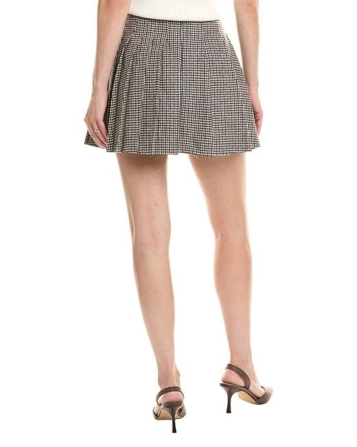 Estellina Gray Mini Skirt