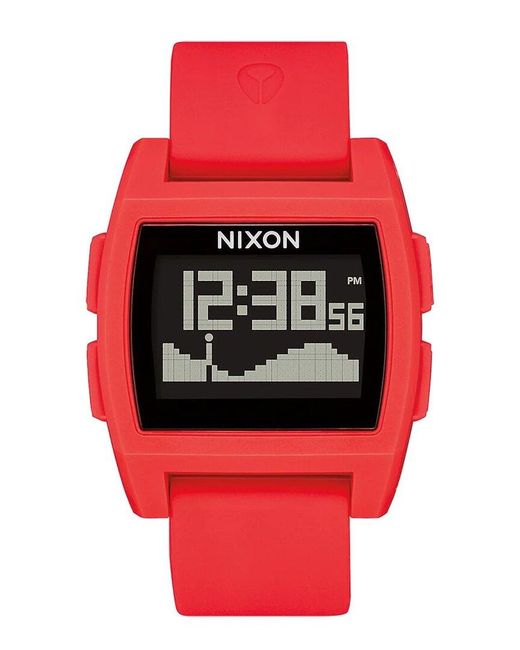 Nixon Red Classic Watch for men