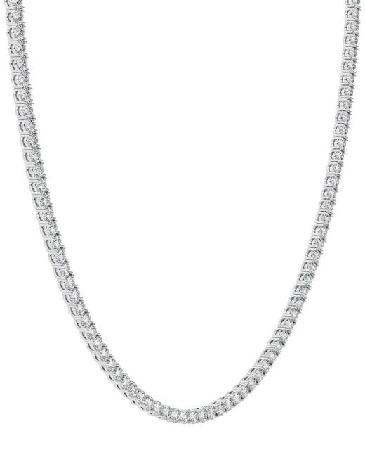 Lab Grown Diamonds Natural 14K 25.00 Ct. Tw. Lab-Grown Diamond Necklace