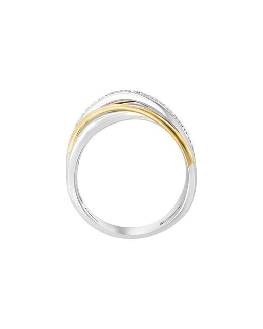 Effy Fine Jewelry White 14K 0.08 Ct. Tw. Diamond Ring