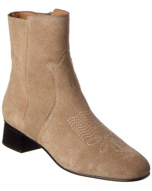 See By Chloé Brown Suede Bootie