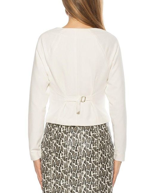 Alexia Admor White Delyra Cardigan