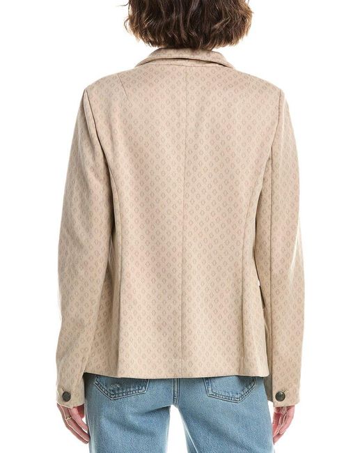 Rag & Bone Natural Sadie Jacquard Blazer