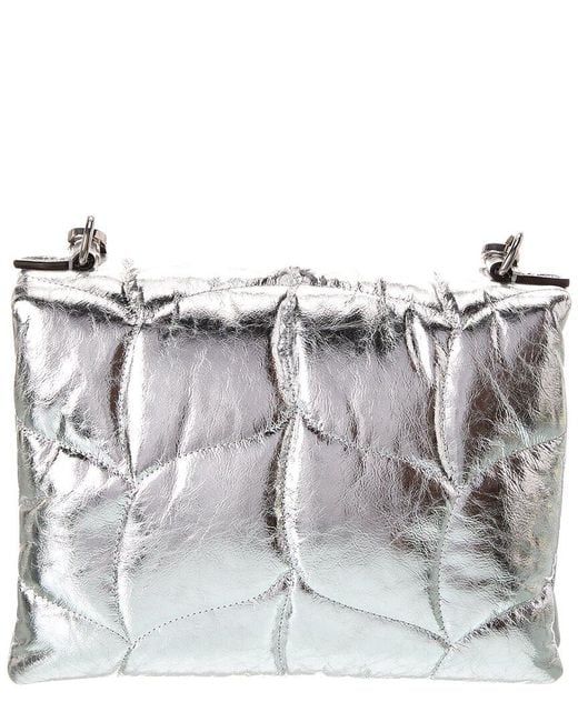 Mulberry Little Softie Leather Shoulder Bag in Grey | Lyst UK