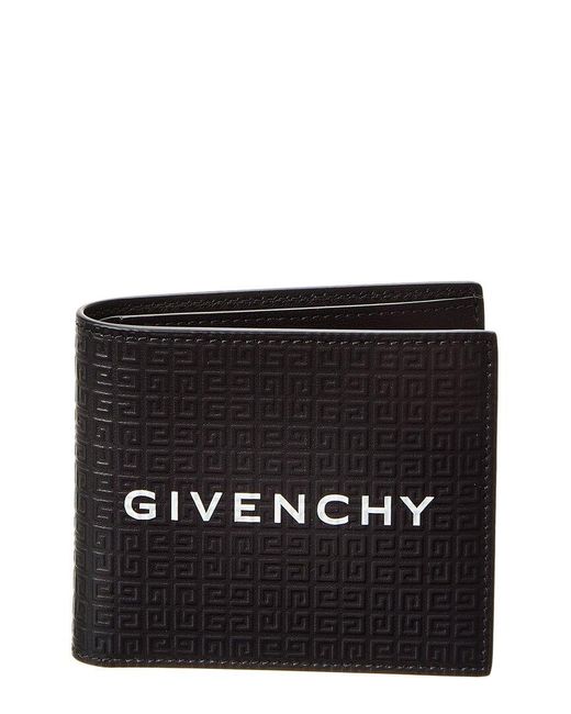 Givenchy Black 4g Micro Leather Wallet for men