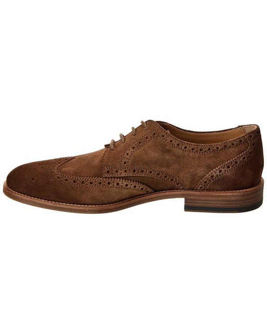 Tod's Brown Suede Oxford for men