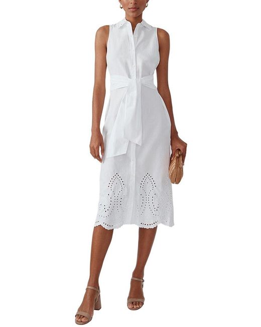 J.McLaughlin White Anka Dress