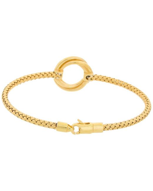 Meshmerise Metallic 18K Rose 0.1 Ct. Tw. Diamond Bangle