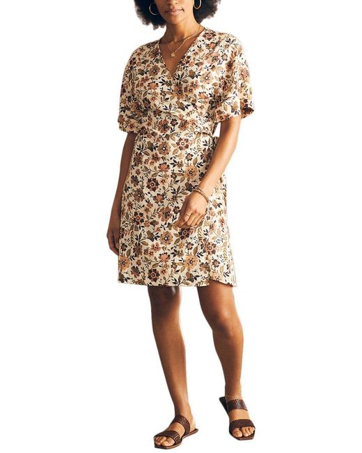 Faherty Brand Natural Willow Dress