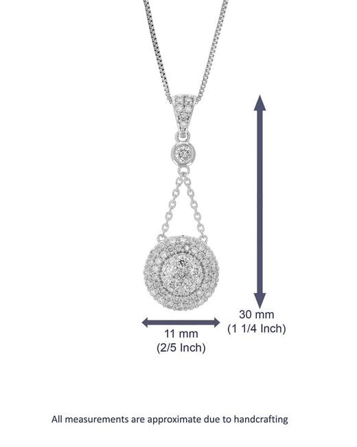 Amairah White 0.75 Ct. Tw. Lab-Grown Diamond Pendant