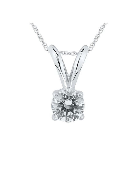 Diamond Select Cuts White 14k 0.23 Ct. Tw. Diamond Necklace