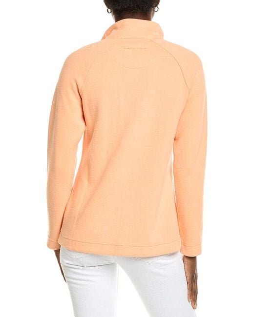 Tommy Bahama White New Aruba Half Zip Pullover