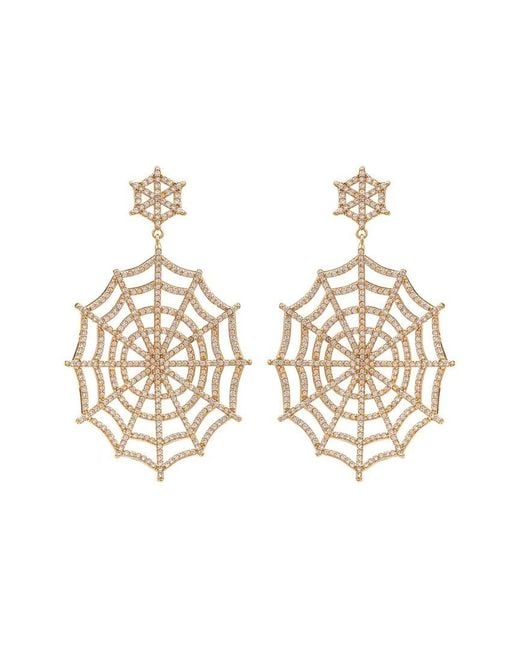 Eye Candy LA Metallic The Luxe Collection Cz Charlotte Earrings