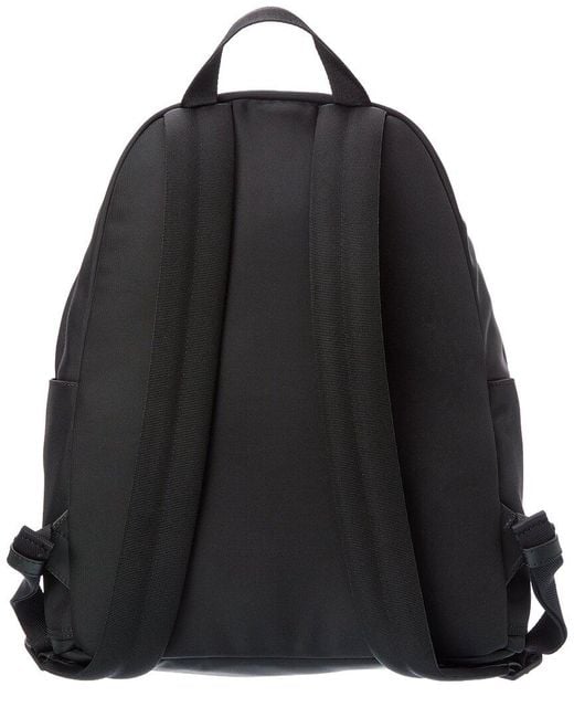 Moncler Black Canvas Backpack for men