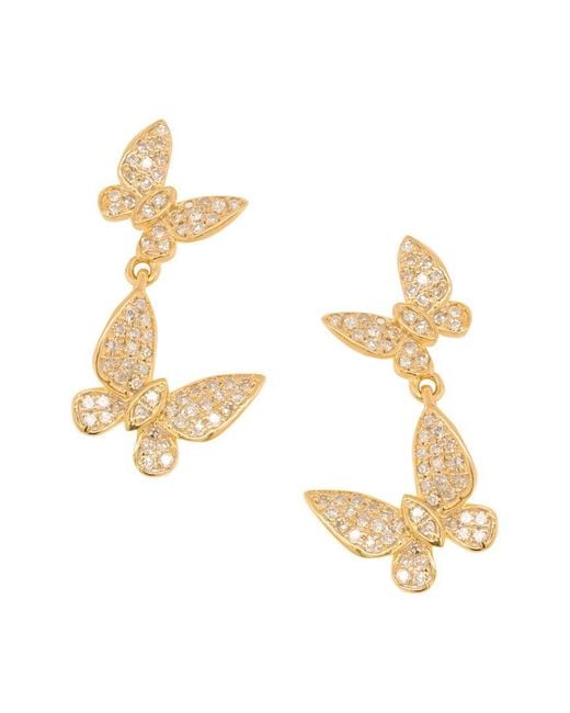 Diana M Metallic Fine Jewelry 14k 0.34 Ct. Tw. Diamond Earrings