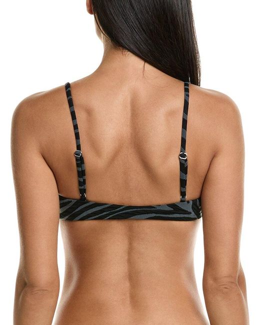 Mara Hoffman Black Carla Bikini Top