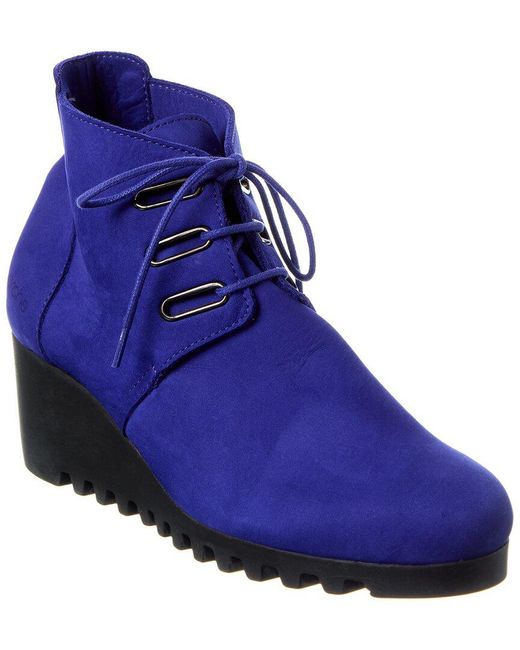 Arche Blue Larela Leather Bootie