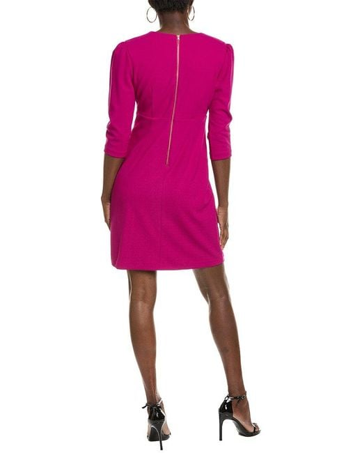 Julia Jordan Pink 3/4-Sleeve Sheath Dress