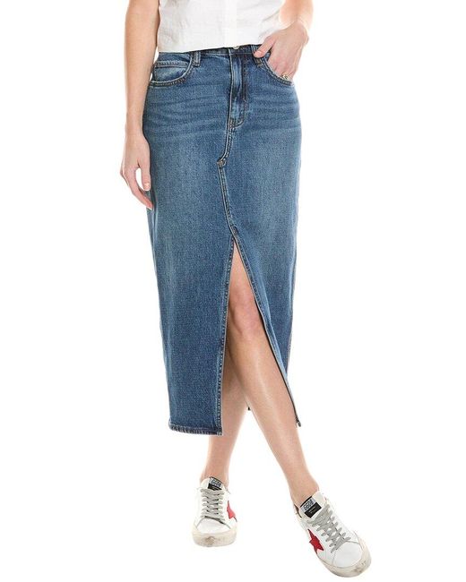 Hudson Blue Reconstructed Midi Skirt