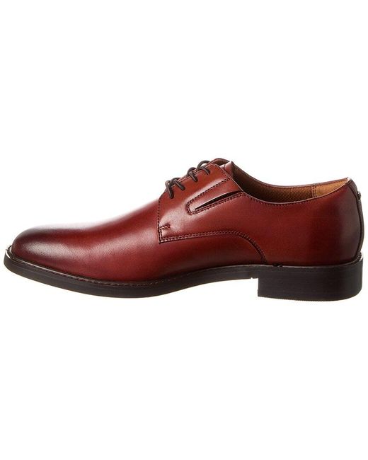 Kenneth Cole Red Tech Lace-Up Leather Oxford for men